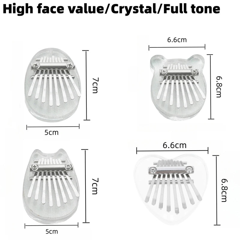 Kalimba Pocketwave - Chat transparant 8 lames